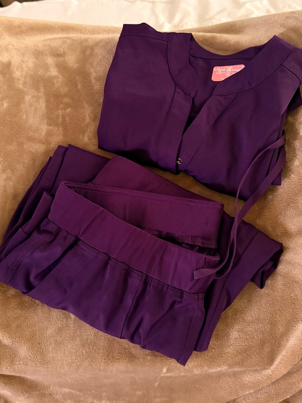 Women's Purple scrub Top & pants